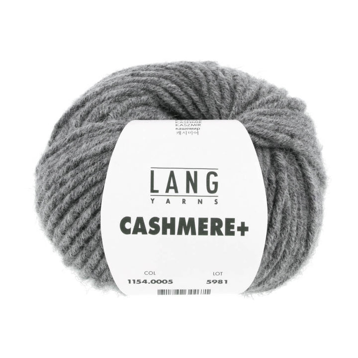 Lang Yarns Cashmere+, Farbe 005 grau mélange – Kaschmir bei Lieblingsgarn