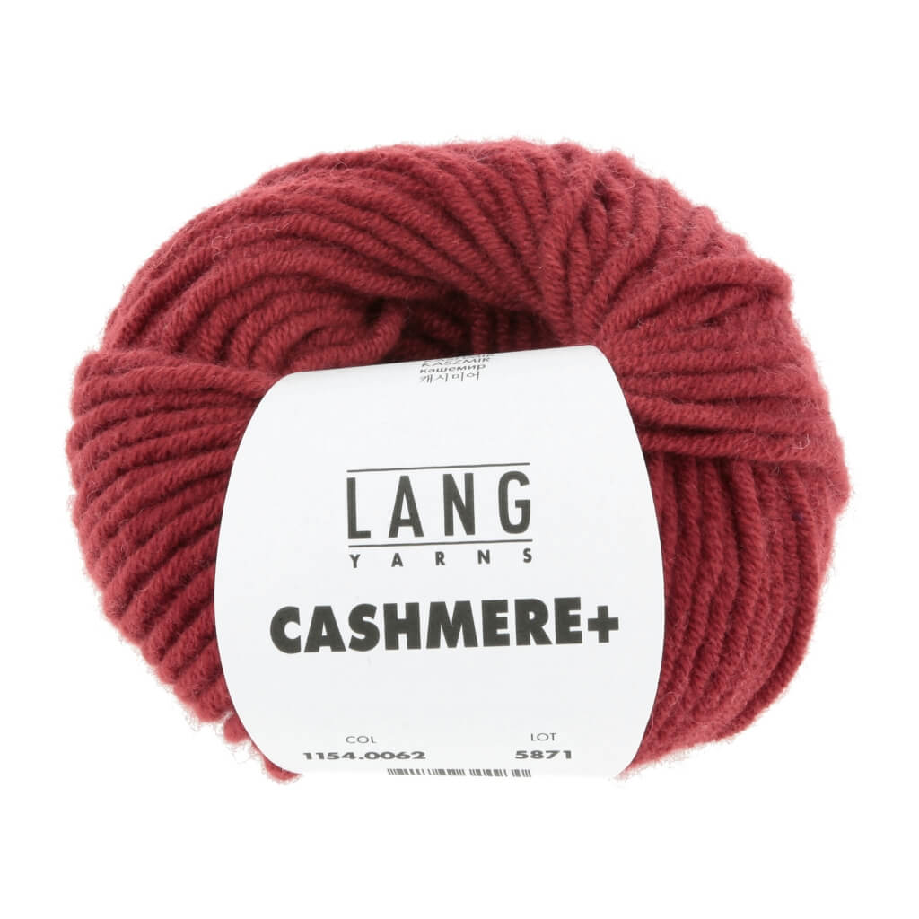 Lang Yarns Cashmere+, Farbe 062 burgundy – Kaschmir bei Lieblingsgarn