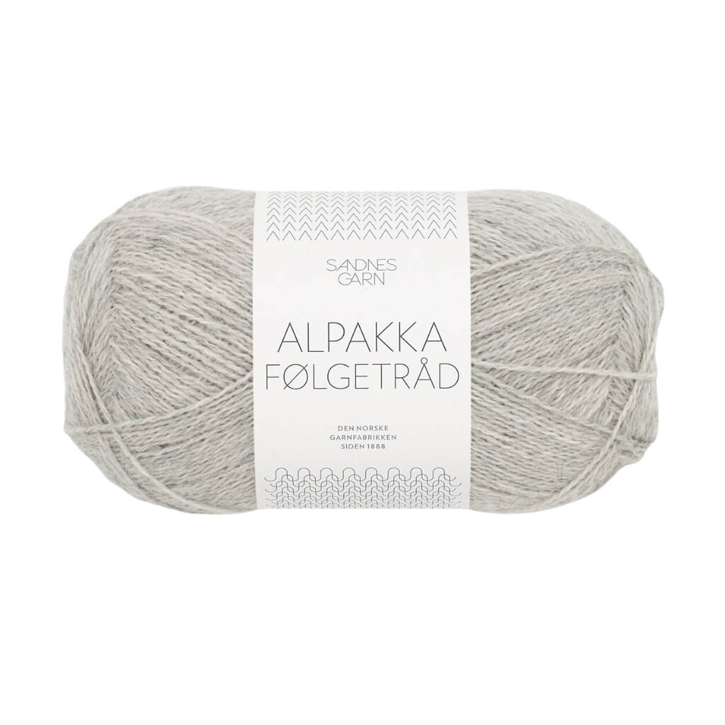 Sandnes Garn Alpakka Følgetråd, Farbe 1032 Lys Gråmelert – Alpaka bei Lieblingsgarn
