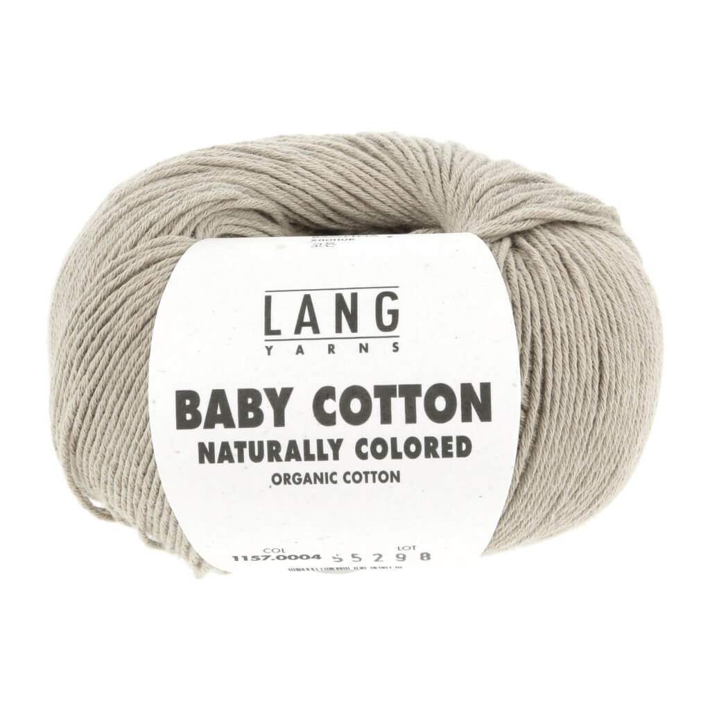 Lang Yarns Baby Cotton Naturally Colored, Farbe 004 Dark Green – Baumwolle bei Lieblingsgarn