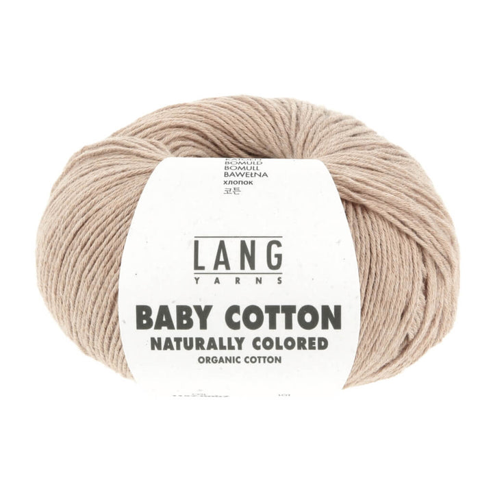 Lang Yarns Baby Cotton Naturally Colored, Farbe 007 Pale Brown – Baumwolle bei Lieblingsgarn