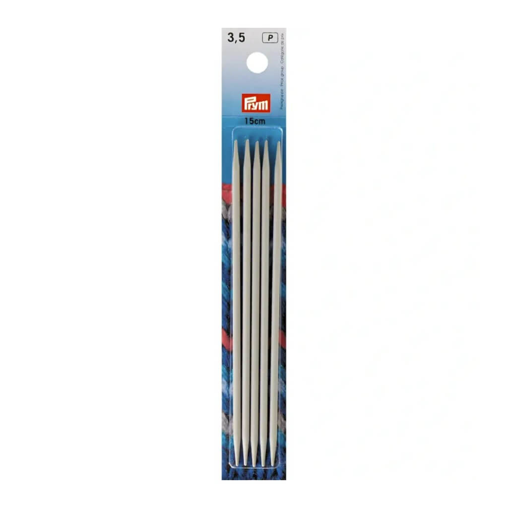 Prym Strumpfstricknadeln ALU 10 - 40 cm, Farbe 15 – Metall bei Lieblingsgarn