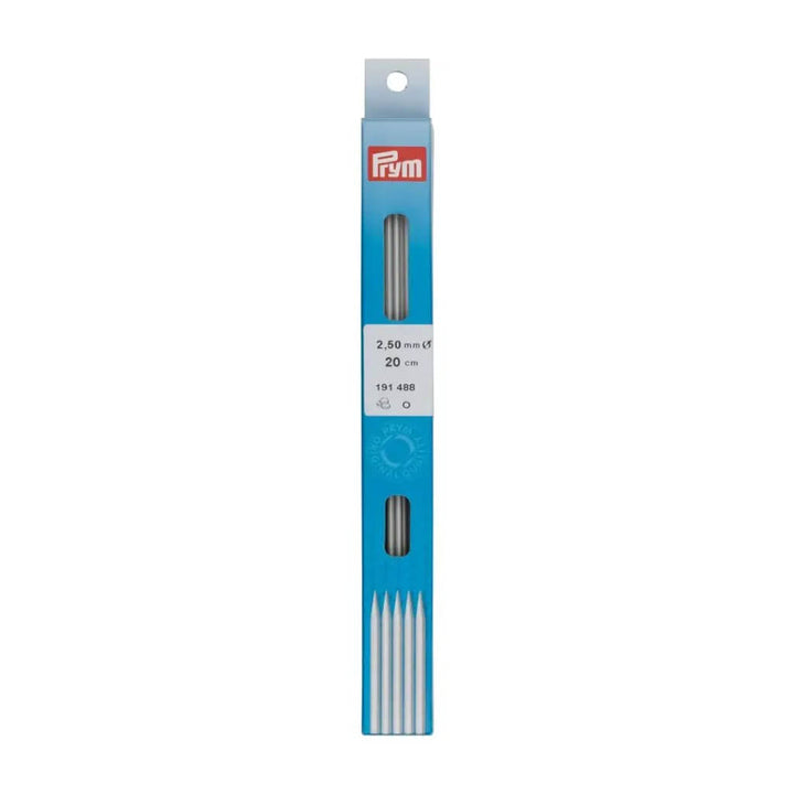 Prym Strumpfstricknadeln ALU 10 - 40 cm, Farbe 20 – Metall bei Lieblingsgarn