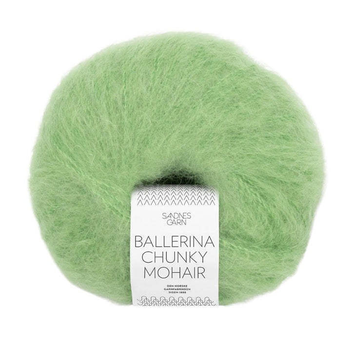 Sandnes Garn Ballerina Chunky Mohair, Farbe 8733 spring green – Mohair, Schurwolle und Synthetik bei Lieblingsgarn