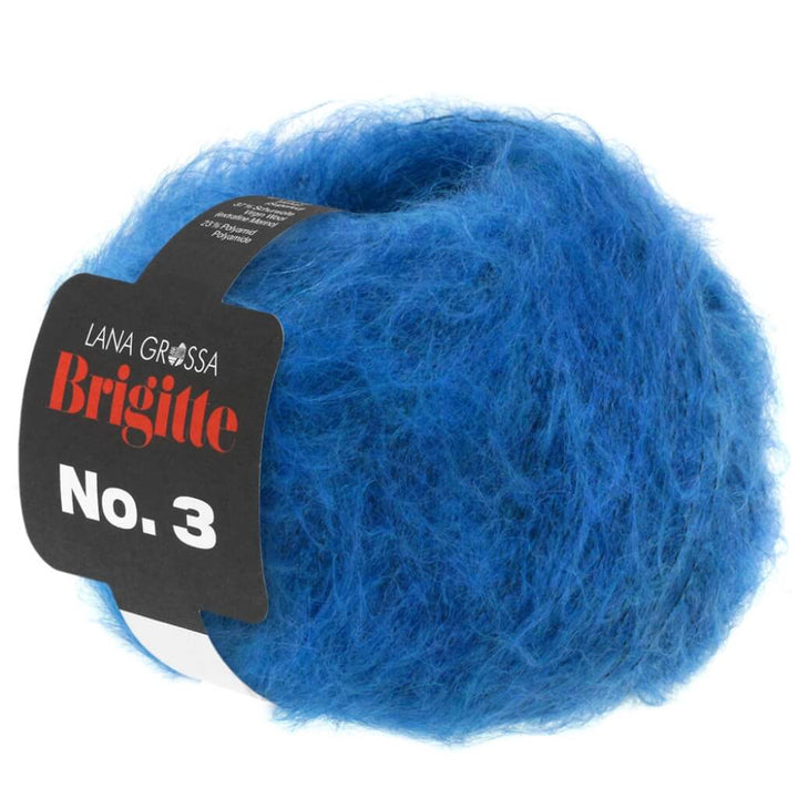 Lana Grossa Brigitte No. 3, Farbe 13 Blau – Merino, Mohair und Polyamid bei Lieblingsgarn