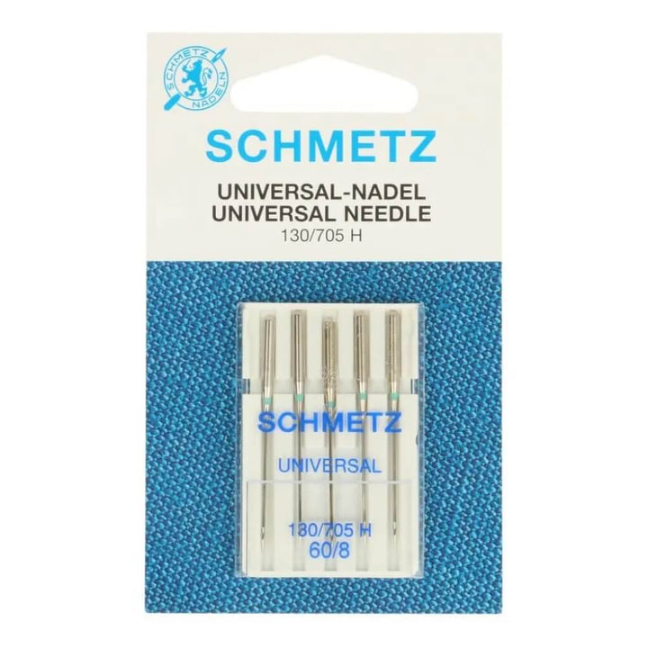 Schmetz 130/705 H Universal Nadeln - 5-er Set, Farbe 60/8 – Metall bei Lieblingsgarn