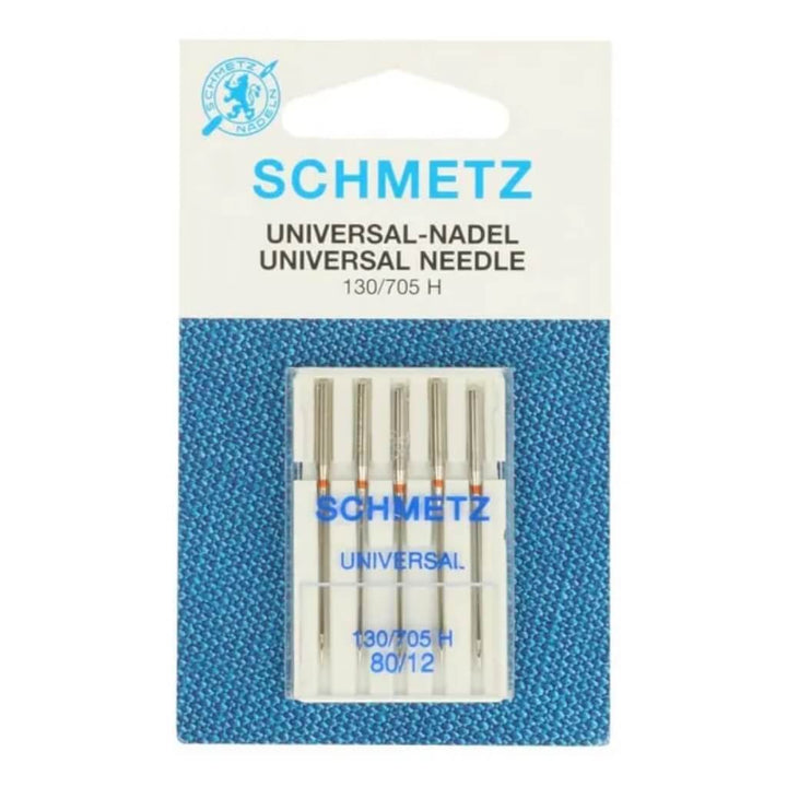 Schmetz 130/705 H Universal Nadeln - 5-er Set, Farbe 80/12 – Metall bei Lieblingsgarn