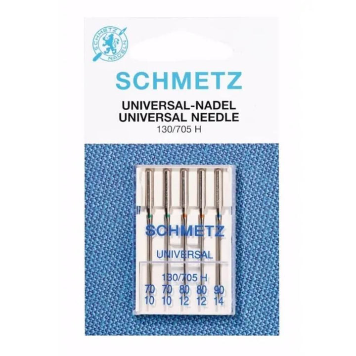 Schmetz 130/705 H Universal Nadeln - 5-er Set, Farbe Sortiert 70 90 – Metall bei Lieblingsgarn