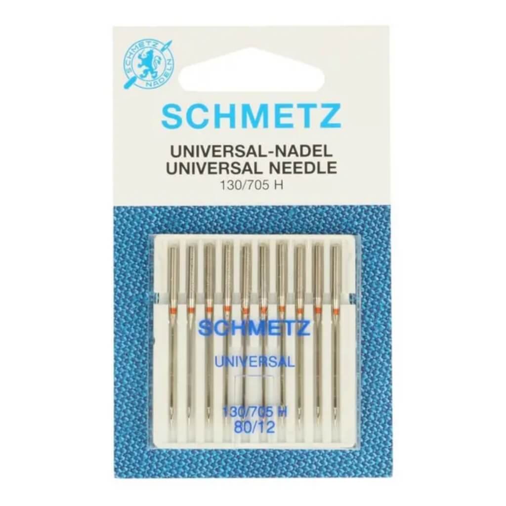 Schmetz 130/705 H Universal Nadeln - 10-er Set, Farbe 80 – Metall bei Lieblingsgarn