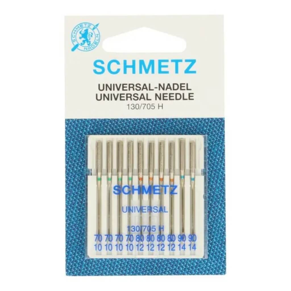 Schmetz 130/705 H Universal Nadeln - 10-er Set, Farbe Sortiert 70 90 – Metall bei Lieblingsgarn