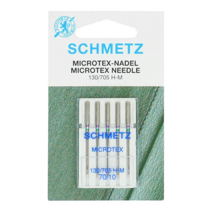 Schmetz 130/705 H-M Microtex Nähmaschinennadeln, Farbe 70 10 – Metall bei Lieblingsgarn