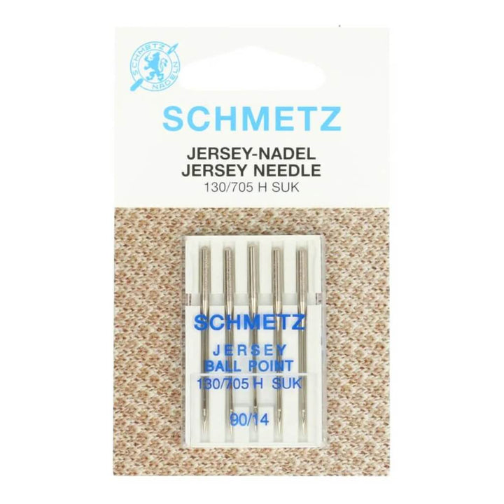 Schmetz Nähmaschinennadel 130/705 Jersey, Farbe 90 – Metall bei Lieblingsgarn
