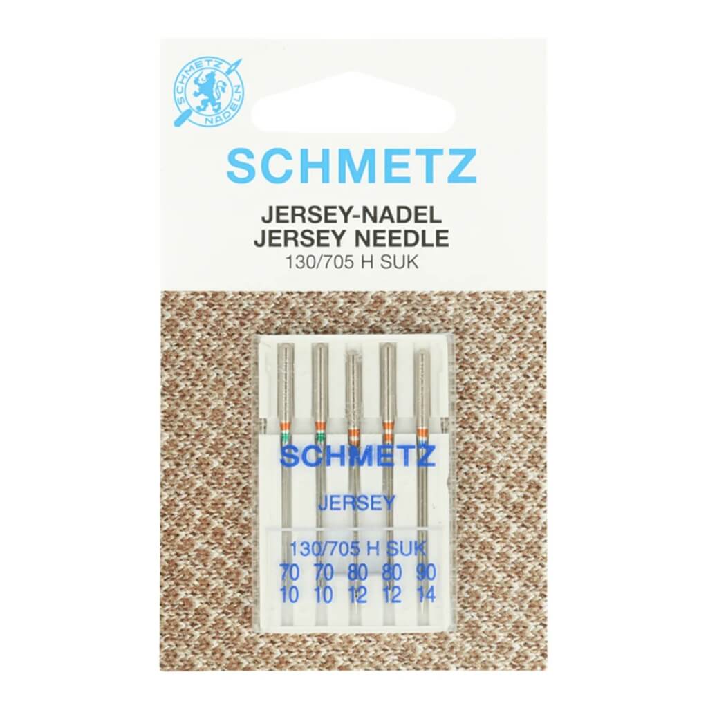 Schmetz Nähmaschinennadel 130/705 Jersey, Farbe Sortiert 70 90 – Metall bei Lieblingsgarn