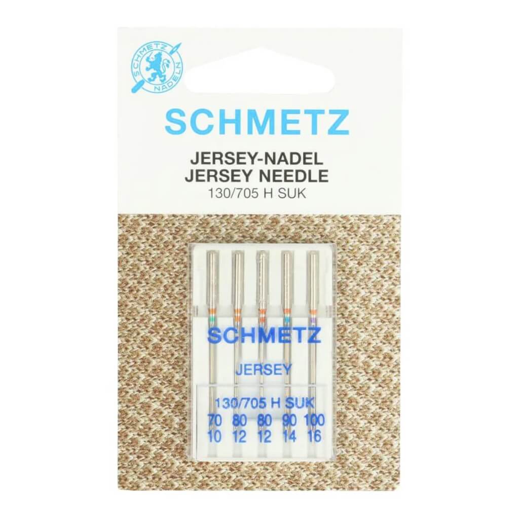 Schmetz Nähmaschinennadel 130/705 Jersey, Farbe Sortiert 70 100 – Metall bei Lieblingsgarn