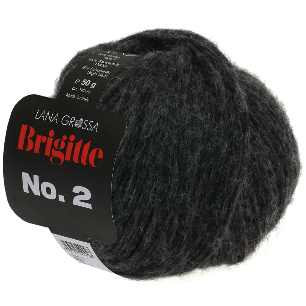 Lana Grossa 14 - Anthrazit Lana Grossa Brigitte No. 2 50 g Lieblingsgarn