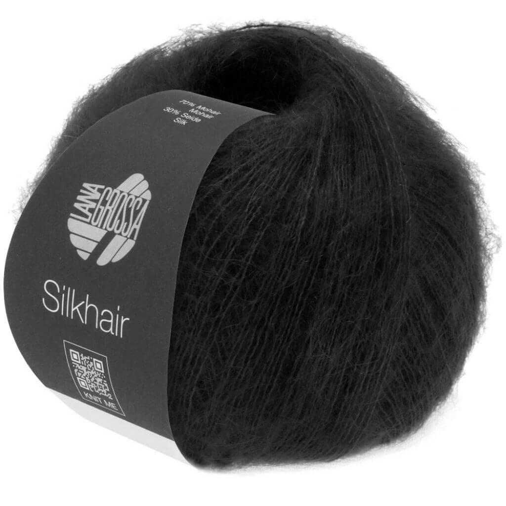 Lana Grossa 014 - Schwarz Lana Grossa Silkhair Lieblingsgarn