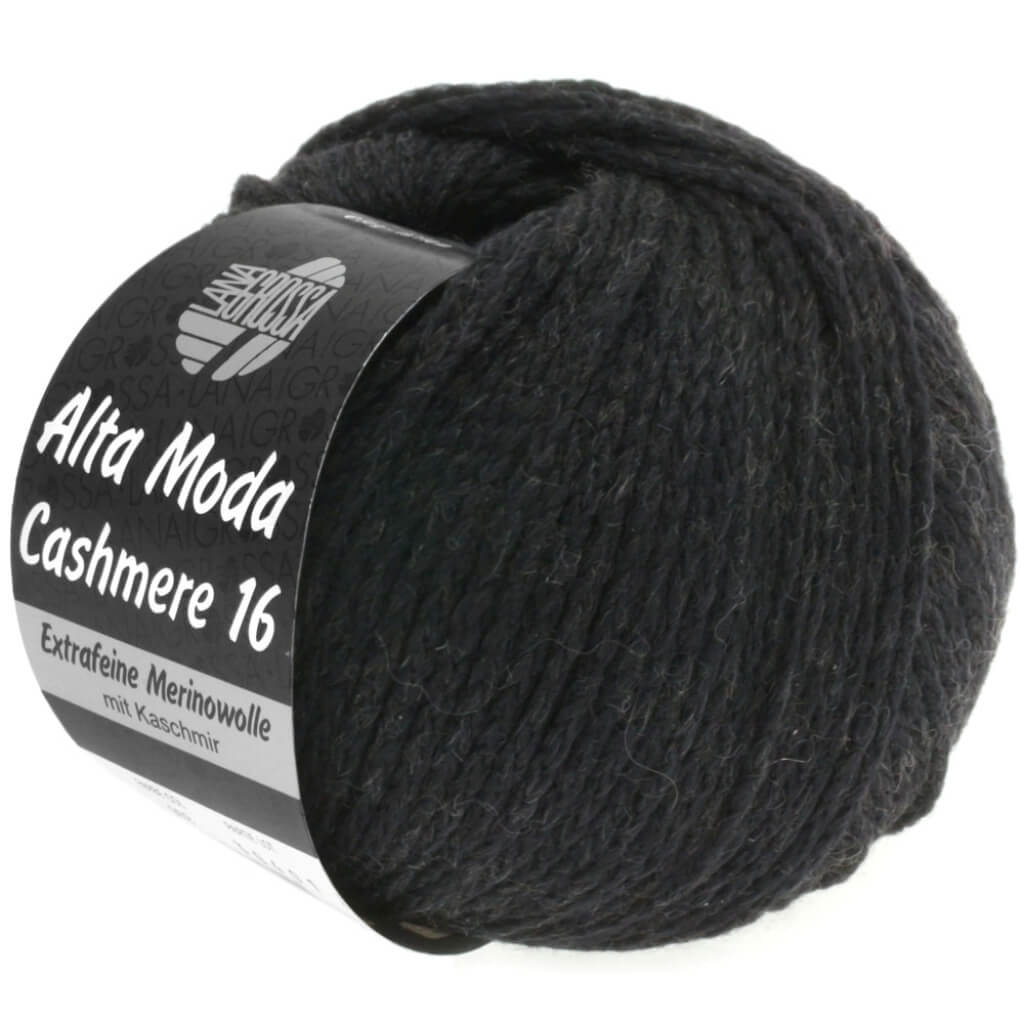 Lana Grossa 15 - Schwarz Lana Grossa Alta Moda Cashmere 16 50g Lieblingsgarn