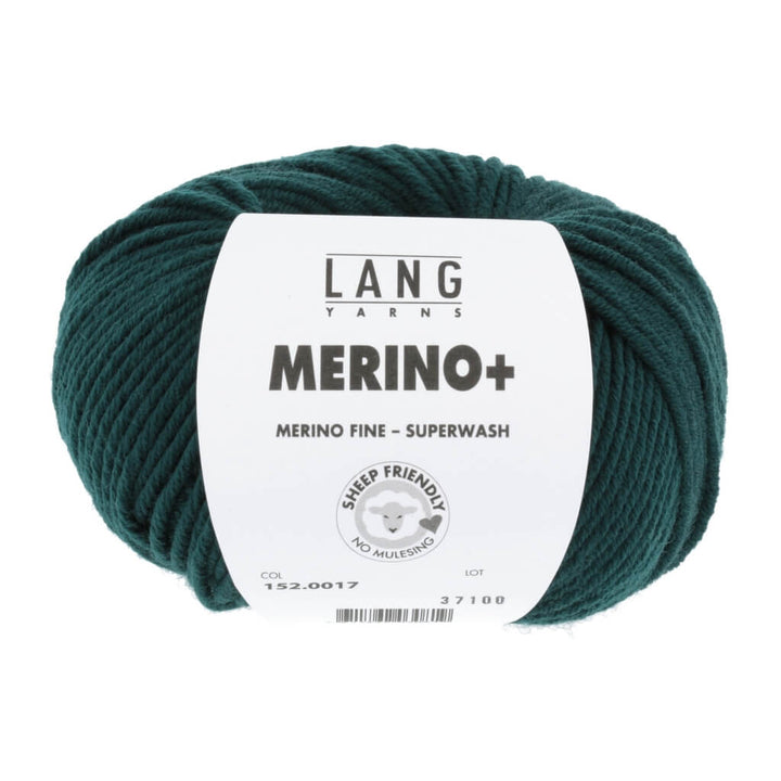 Lang Yarns Merino+ - 50g, Farbe 152.0017 Tanne – Merino und Schurwolle bei Lieblingsgarn