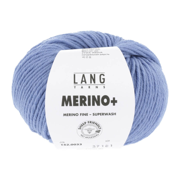 Lang Yarns Merino+ - 50g, Farbe 152.0033 Jeans – Merino und Schurwolle bei Lieblingsgarn
