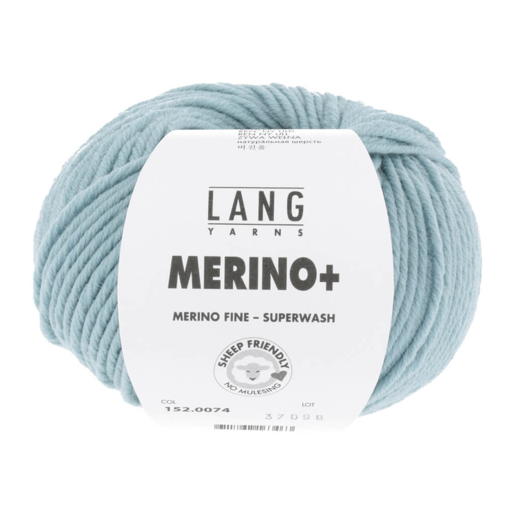 Lang Yarns Merino+ - 50g, Farbe 152.0074 Mint Dunkel – Merino und Schurwolle bei Lieblingsgarn