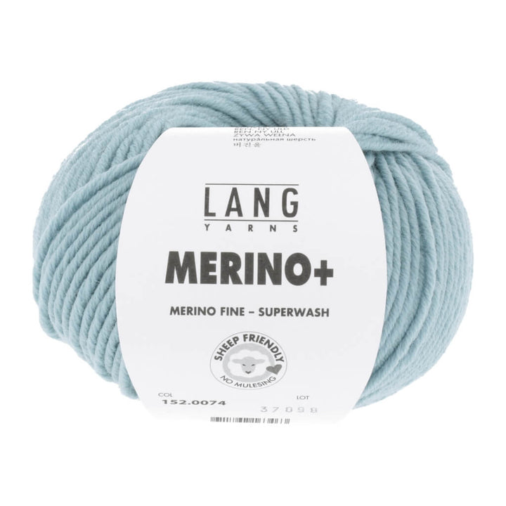 Lang Yarns Merino+ - 50g, Farbe 152.0074 Mint Dunkel – Merino und Schurwolle bei Lieblingsgarn