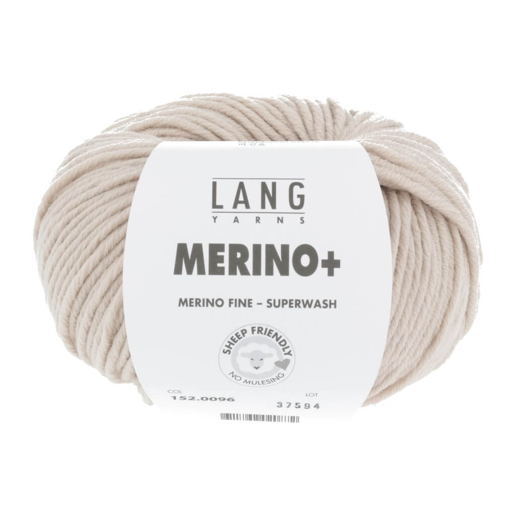 Lang Yarns Merino+ - 50g, Farbe 152.0096 Hellbeige – Merino und Schurwolle bei Lieblingsgarn