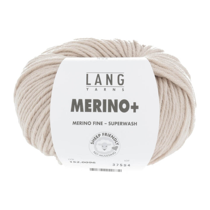 Lang Yarns Merino+ - 50g, Farbe 152.0096 Hellbeige – Merino und Schurwolle bei Lieblingsgarn