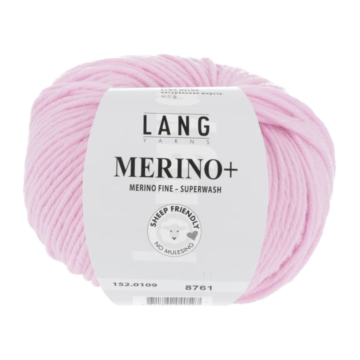Lang Yarns Merino+ - 50g, Farbe 152.0109 Hellrosa – Merino und Schurwolle bei Lieblingsgarn