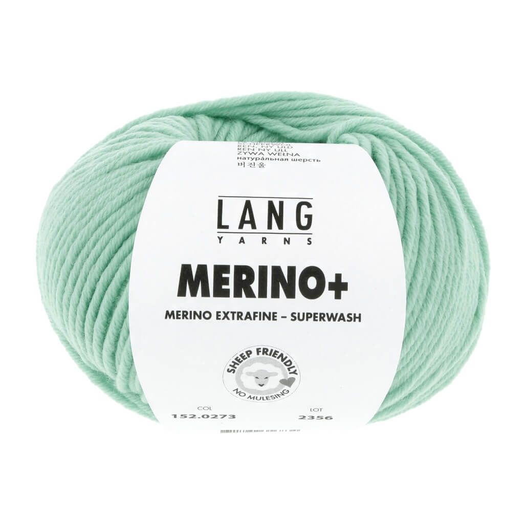 Lang Yarns Merino+ - 50g, Farbe 273 Jade Hell – Merino und Schurwolle bei Lieblingsgarn