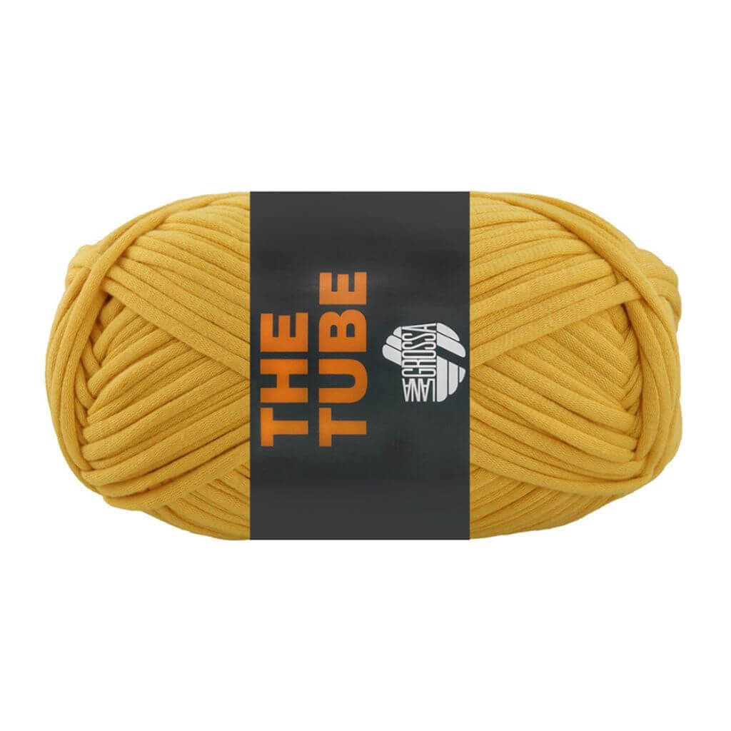 Lana Grossa The Tube, Farbe 24 Gelb – Baumwolle und Synthetik bei Lieblingsgarn