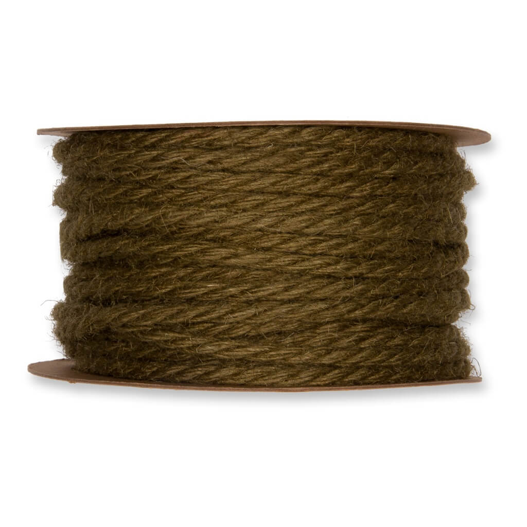 Halbach Jutegarn 5 mm x 20 m, Farbe 29 olive green – Jute bei Lieblingsgarn