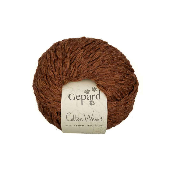 Gepard CottonWaves, Farbe 164 Brandy – Baumwolle und Leinen bei Lieblingsgarn