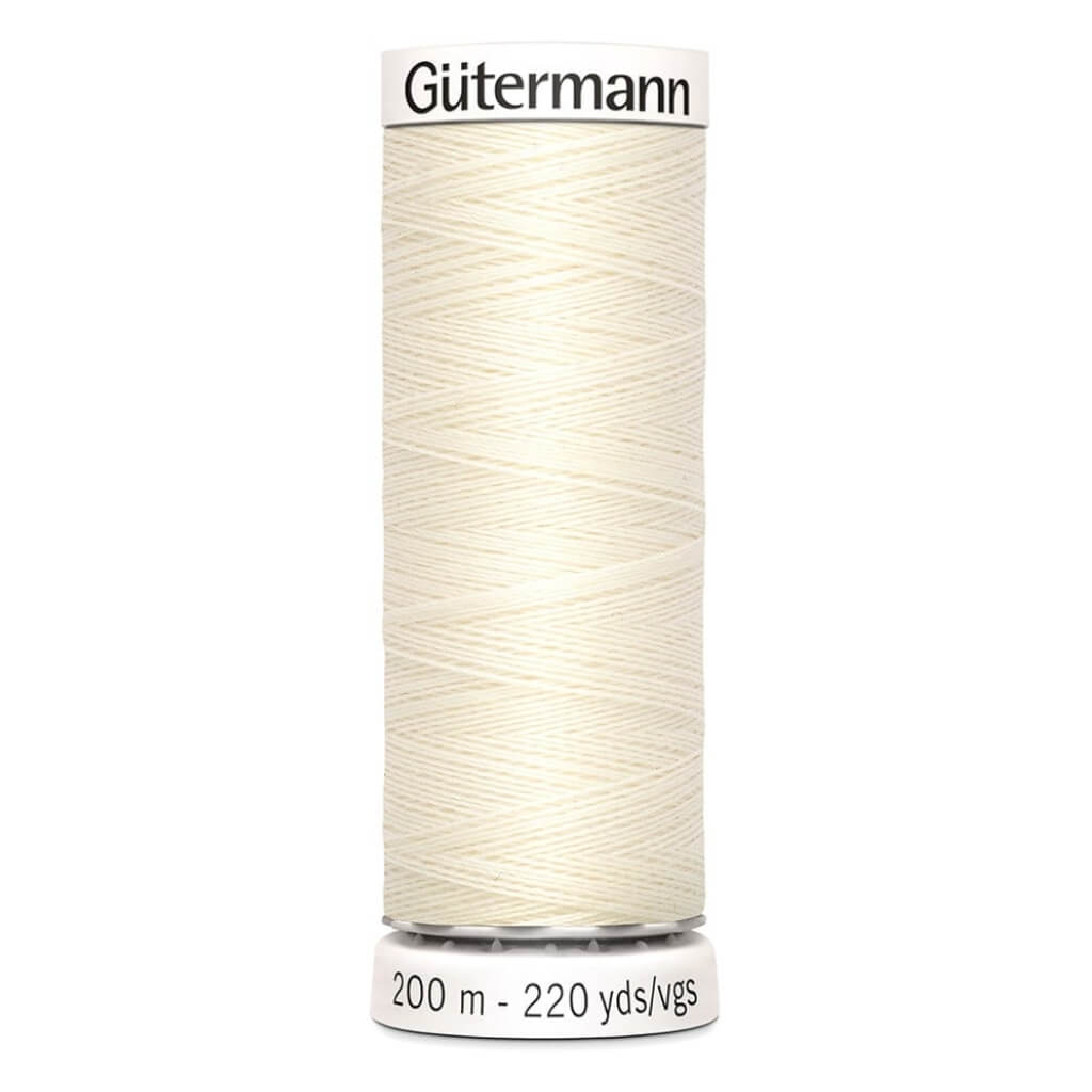 Gütermann Nähfaden Mara Allesnäher 200 m, Farbe 1 – Synthetik bei Lieblingsgarn