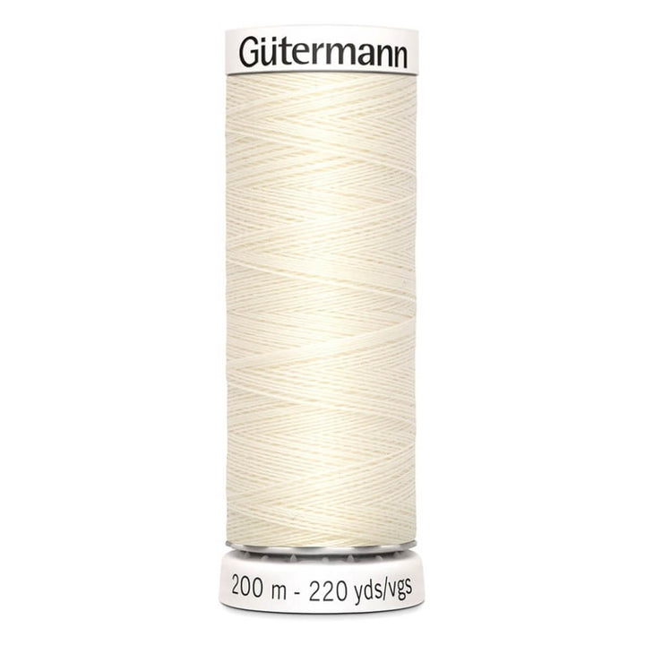 Gütermann Nähfaden Mara Allesnäher 200 m, Farbe 1 – Synthetik bei Lieblingsgarn