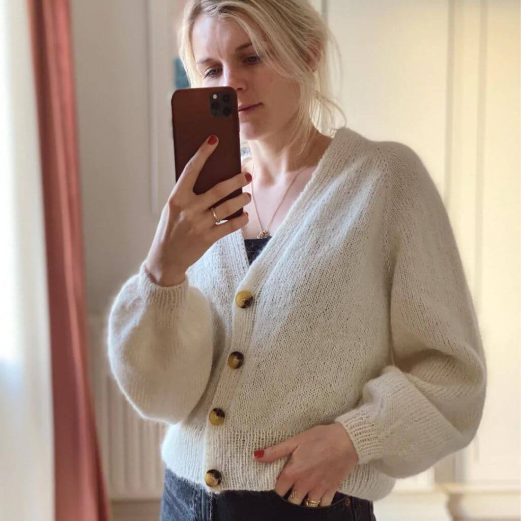 PetiteKnit Pattern Leichter Balloncardigan Strickanleitung - PetiteKnit (Heft) bei bei bei bei Lieblingsgarn