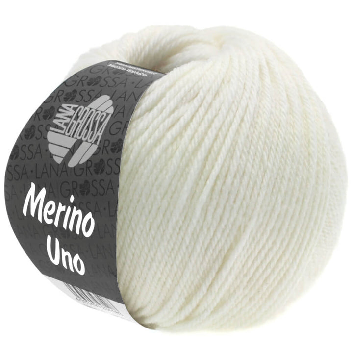 Lana Grossa Merino Uno 50 g, Farbe 2 Ecru – Merino bei Lieblingsgarn