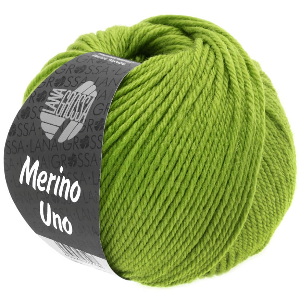 Lana Grossa Merino Uno 50 g, Farbe 21 Apfelgrün – Merino bei Lieblingsgarn