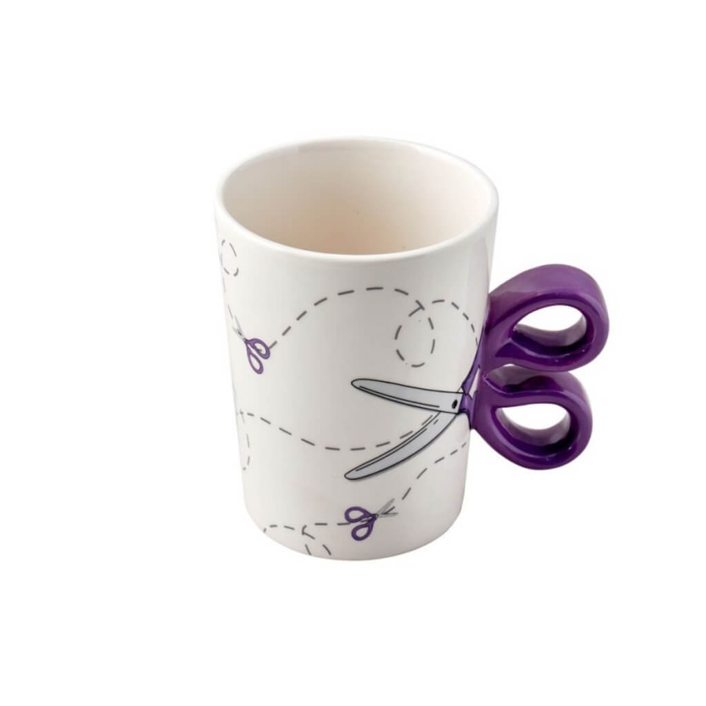 Hemline Tasse aus Keramik für Handarbeitsfans bei bei bei bei Lieblingsgarn