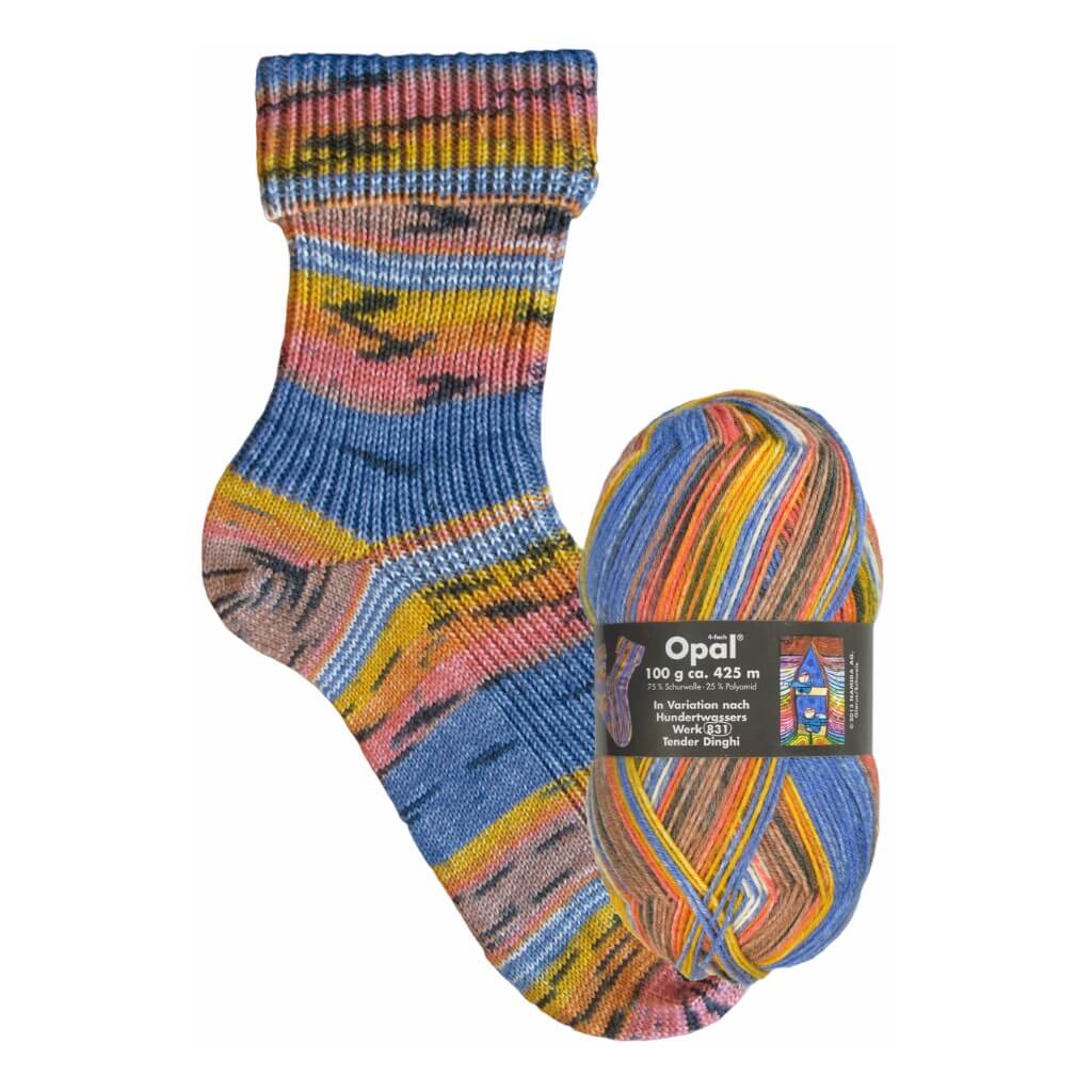 Opal 831 - Tender Dinghi Opal Hundertwasser II Lieblingsgarn
