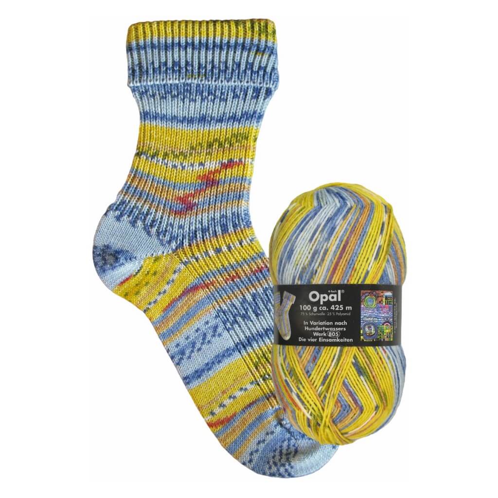 Opal 805 - Die vier Einsamkeiten Opal Hundertwasser II Lieblingsgarn