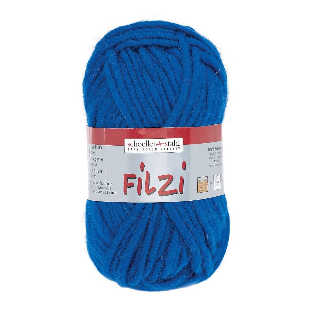 Schoeller + Stahl Schoeller+Stahl Filzi Uni 50g - Strickfilzwolle, Farbe 21 Royal – Schurwolle bei Lieblingsgarn