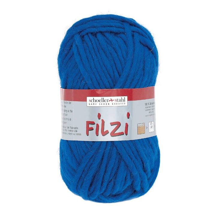 Schoeller + Stahl Schoeller+Stahl Filzi Uni 50g - Strickfilzwolle, Farbe 21 Royal – Schurwolle bei Lieblingsgarn