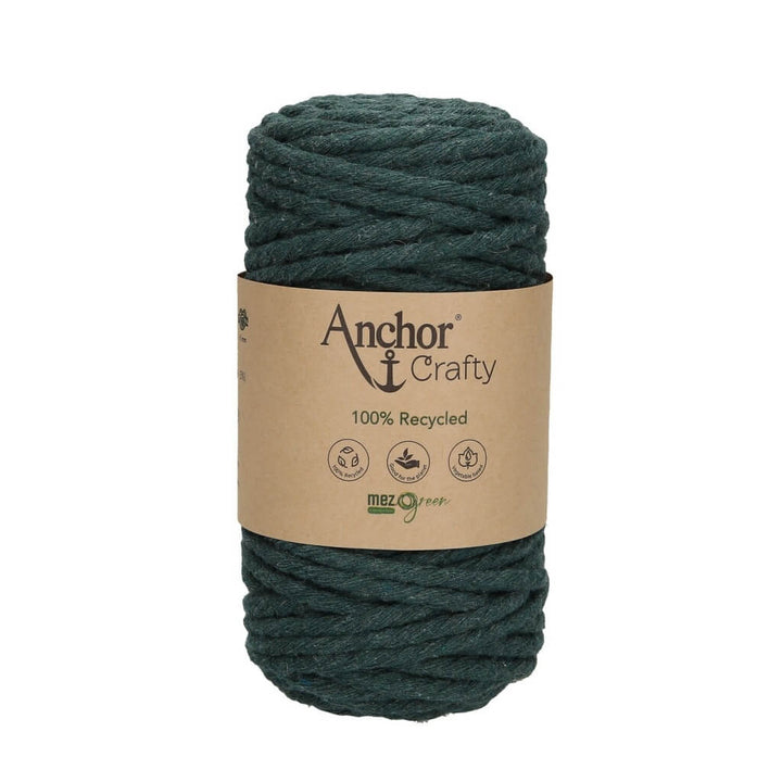 Anchor Crafty Makramee Garn 5 mm, Farbe 111 Forest – Baumwolle und Polyester bei Lieblingsgarn