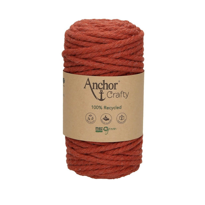 Anchor Crafty Makramee Garn 5 mm, Farbe 116 Brick – Baumwolle und Polyester bei Lieblingsgarn