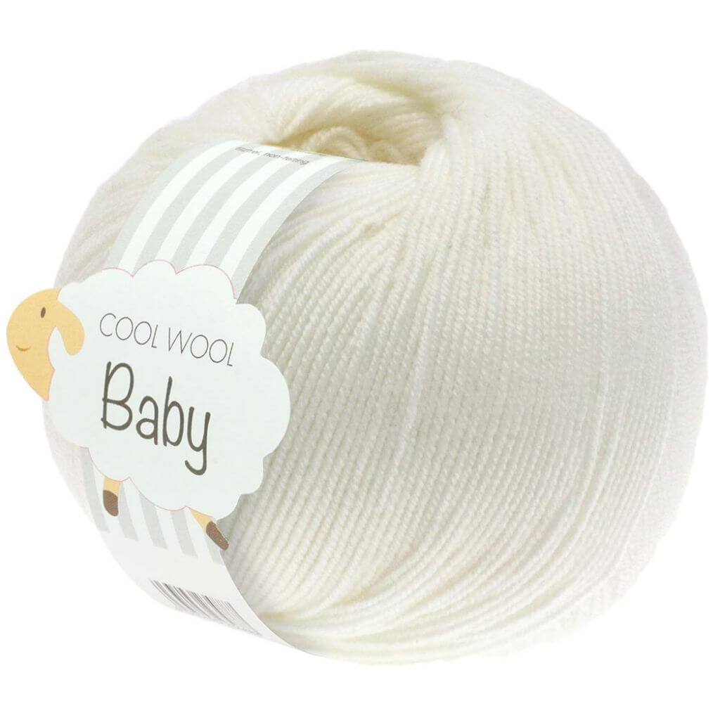 Lana Grossa 213 - Rohweiß Lana Grossa Cool Wool Baby 50 g Lieblingsgarn