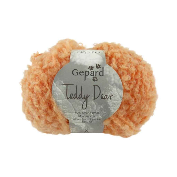 Gepard Teddy Dear, Farbe 214 – Orange – Alpaka und Schurwolle bei Lieblingsgarn