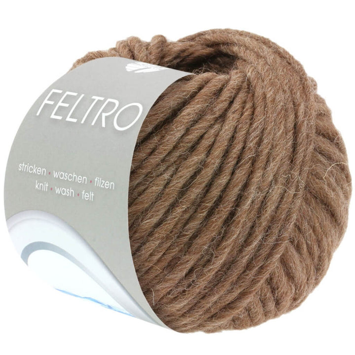 Lana Grossa 23 - Braun Lana Grossa Feltro 50g Lieblingsgarn