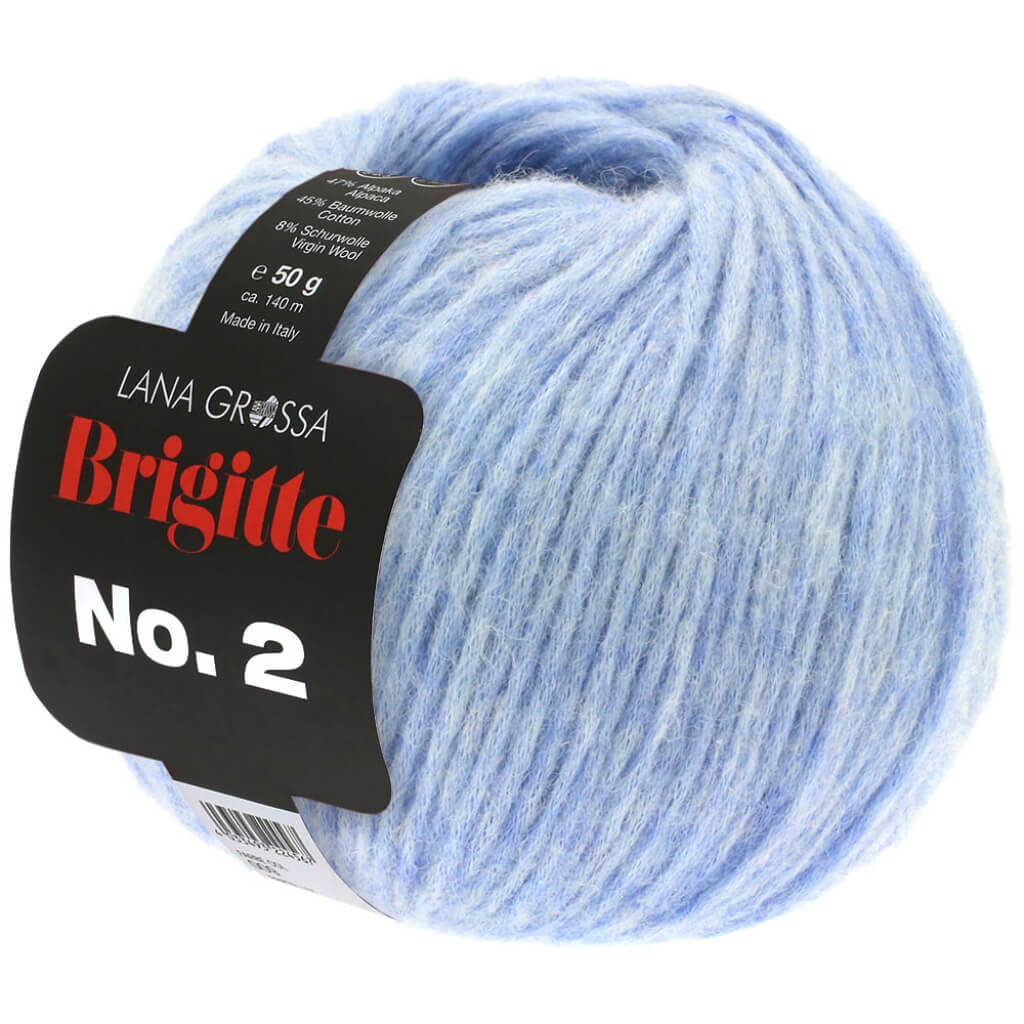 Lana Grossa 23 - Hellblau Lana Grossa Brigitte No. 2 50 g Lieblingsgarn