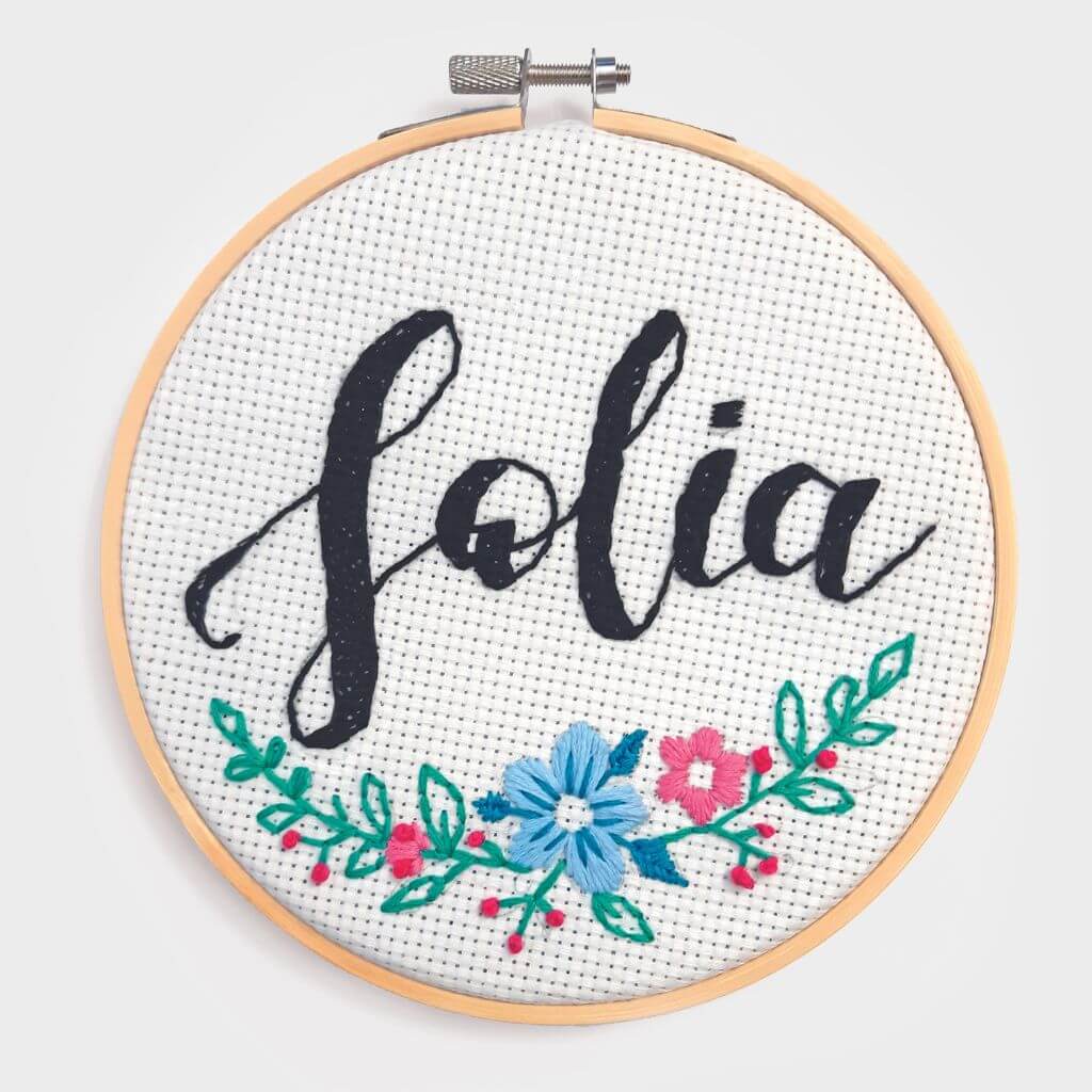 Folia Stickrahmen Set inkl. Aida-Stoff bei bei bei bei Lieblingsgarn