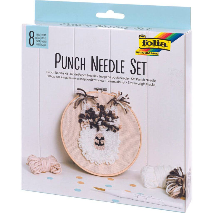 Folia Punch Needle Set Alpaka bei bei bei bei Lieblingsgarn